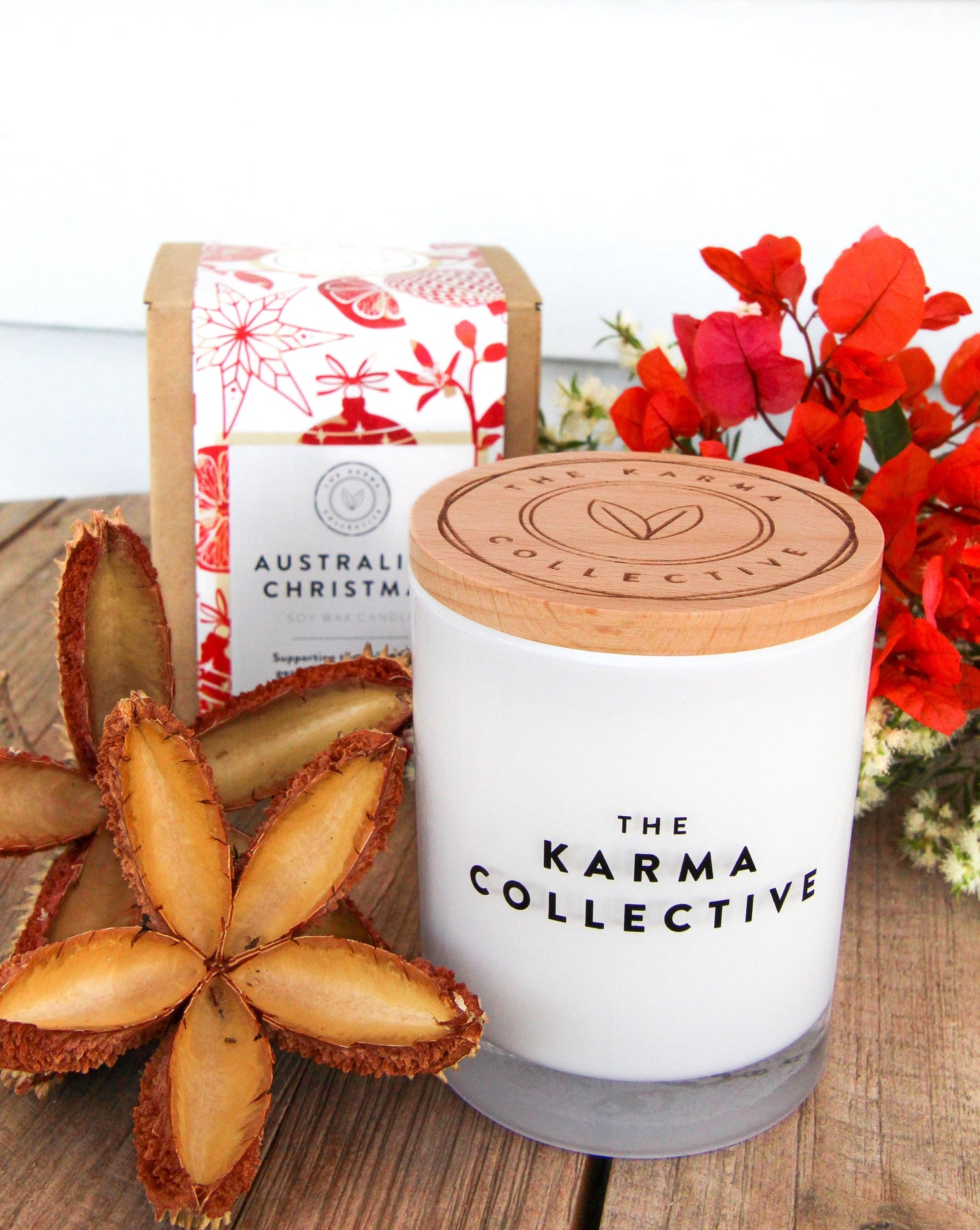 Australian Christmas Scented Soy Candle