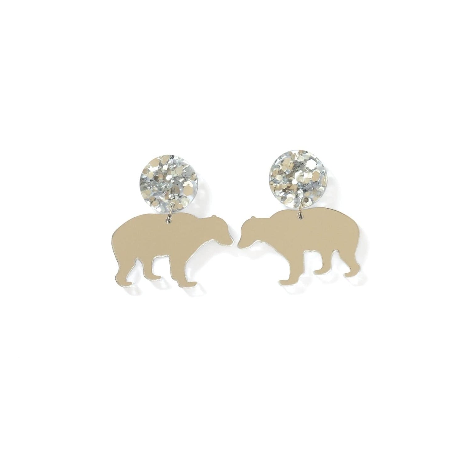 Handmade Bear Shaped Earrings