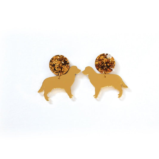 Handmade Dog Shaped Earrings