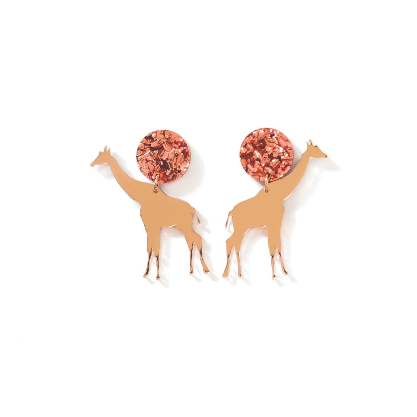 Handmade Giraffe Shaped Earrings