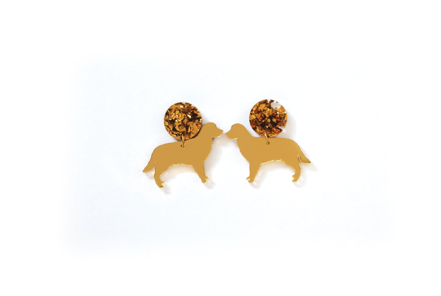 Handmade Dog Shaped Earrings