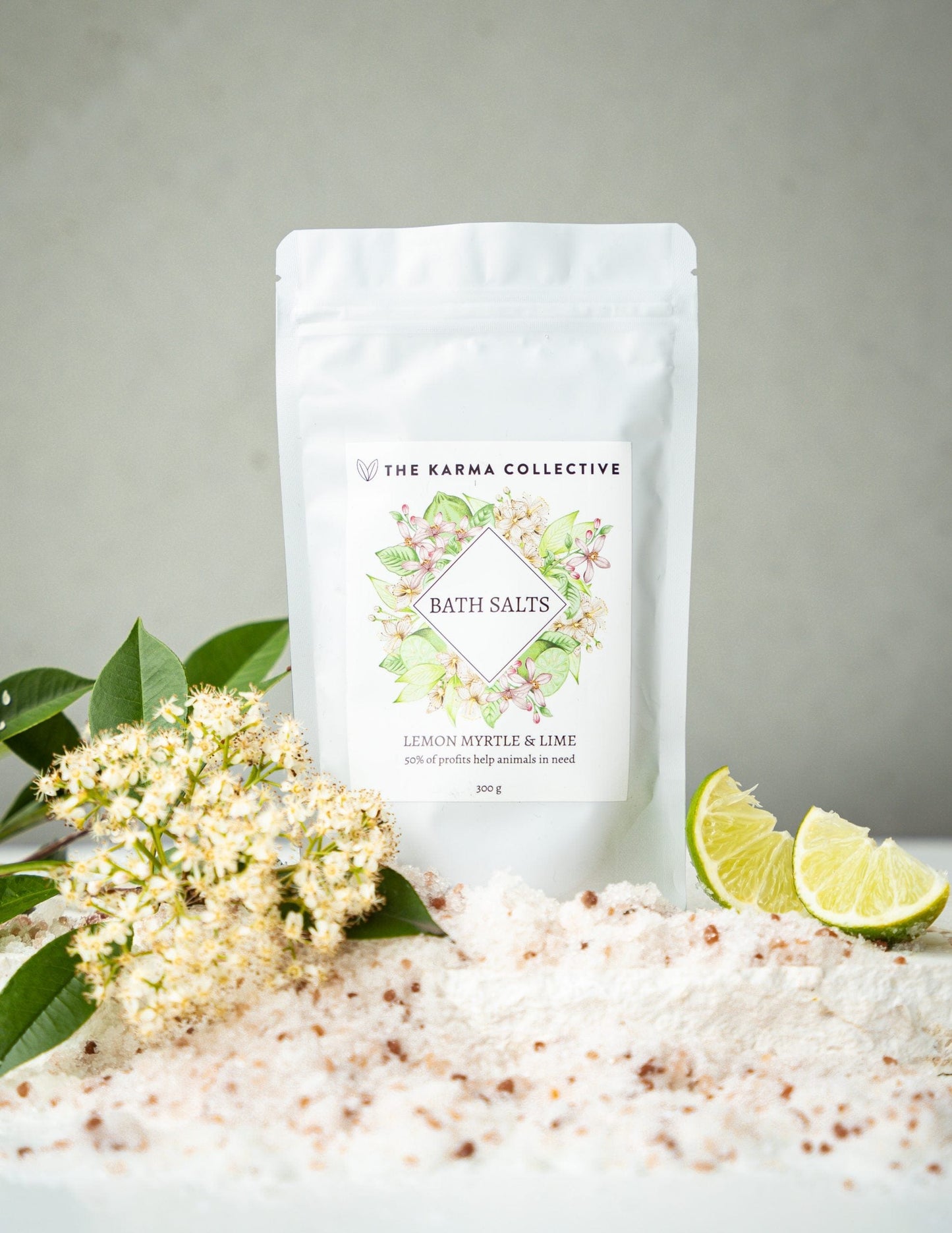 Lemon Myrtle & Lime Bath Salts 300g