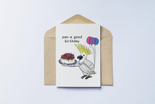 Pav a Good Birthday Greeting Card