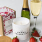 Strawberries & Champagne Scented Soy Candle