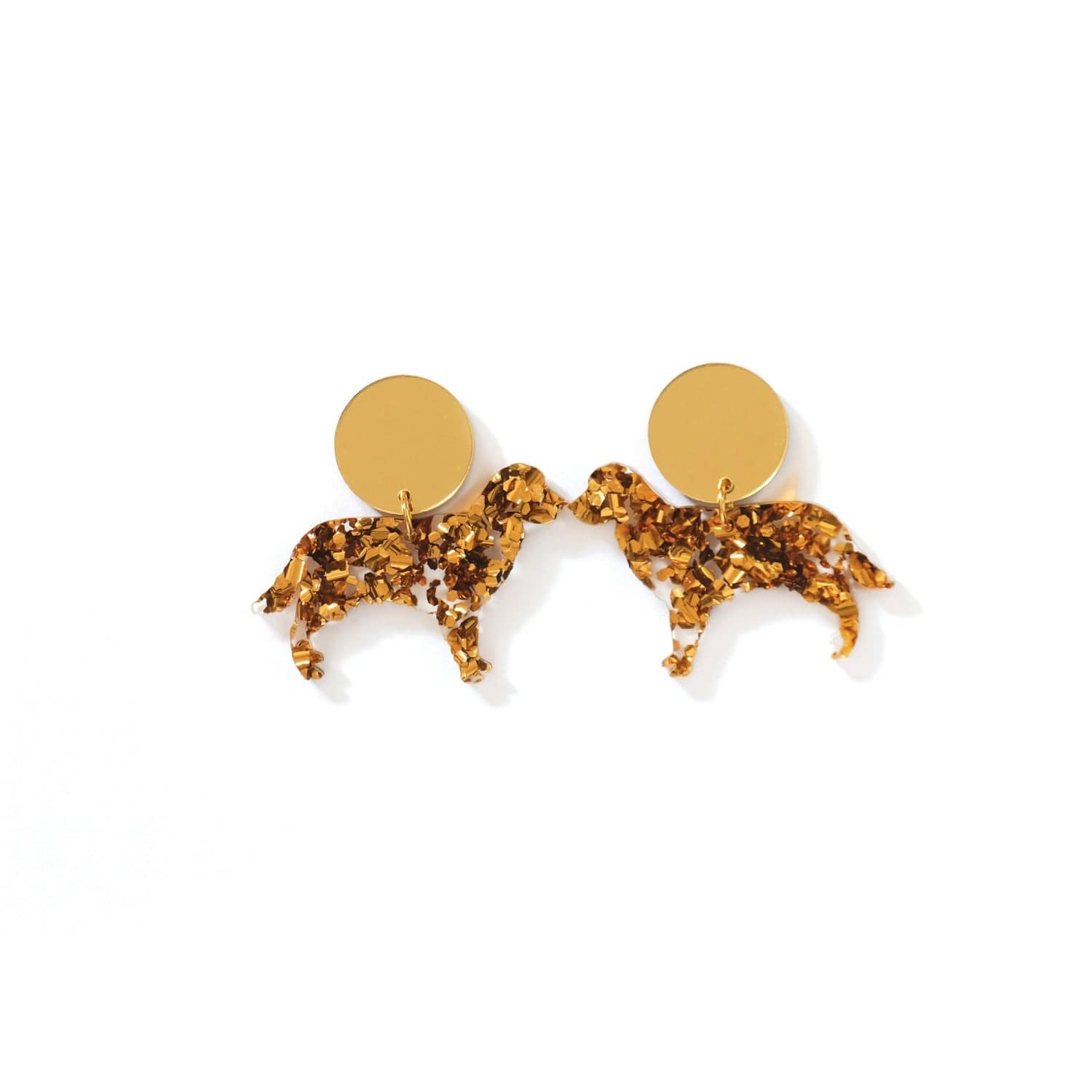 Dog 2025 shaped earrings