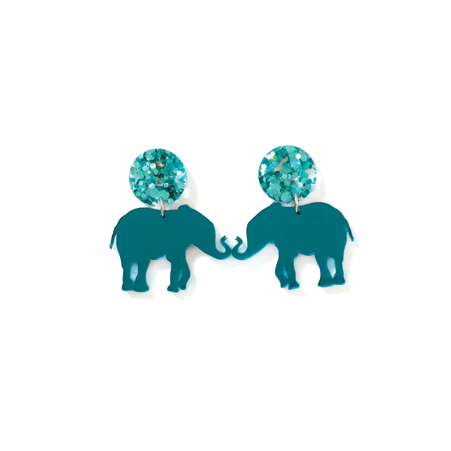 Handmade Elephant Shaped Earrings