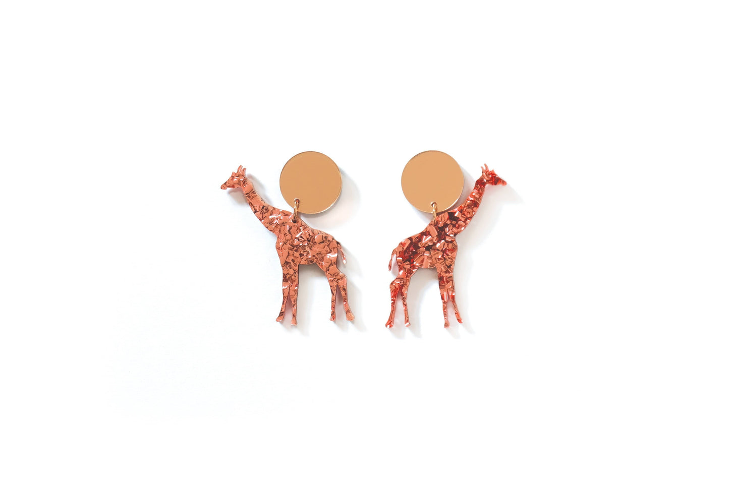 Handmade Giraffe Shaped Earrings
