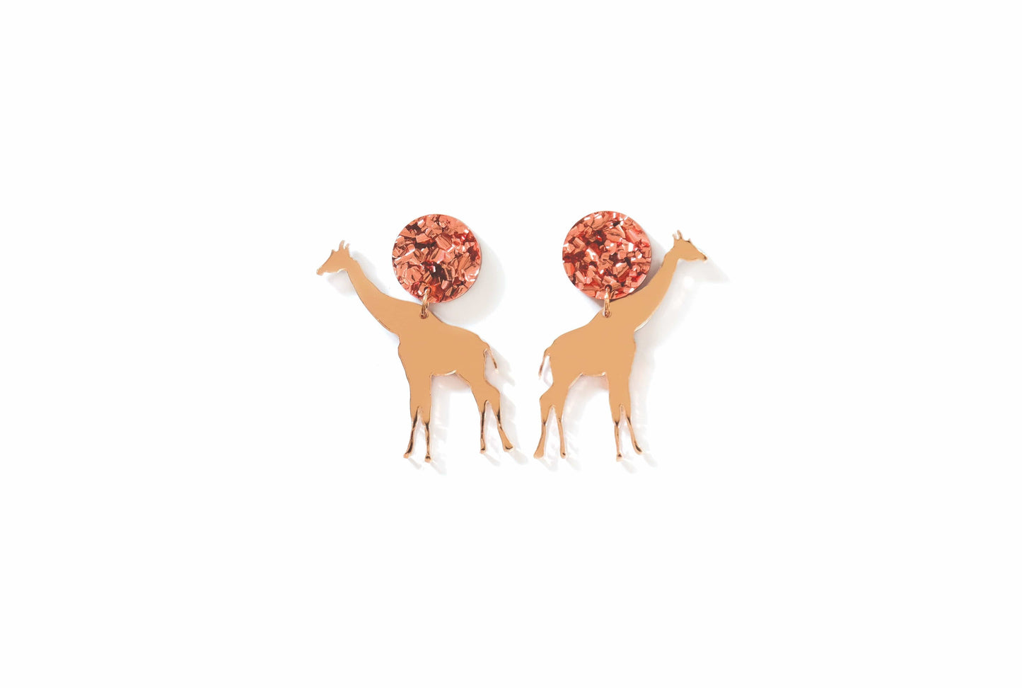 Handmade Giraffe Shaped Earrings