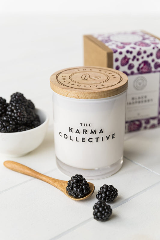 Black Raspberry Scented Soy Candle