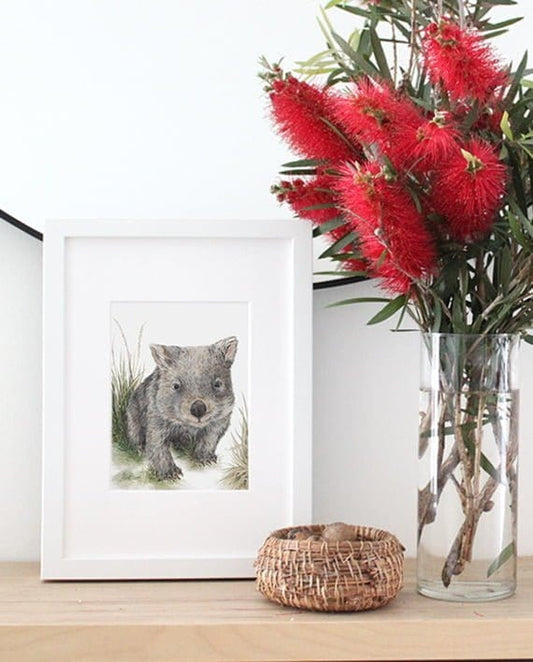 Wombat Mini Print | State of Eden